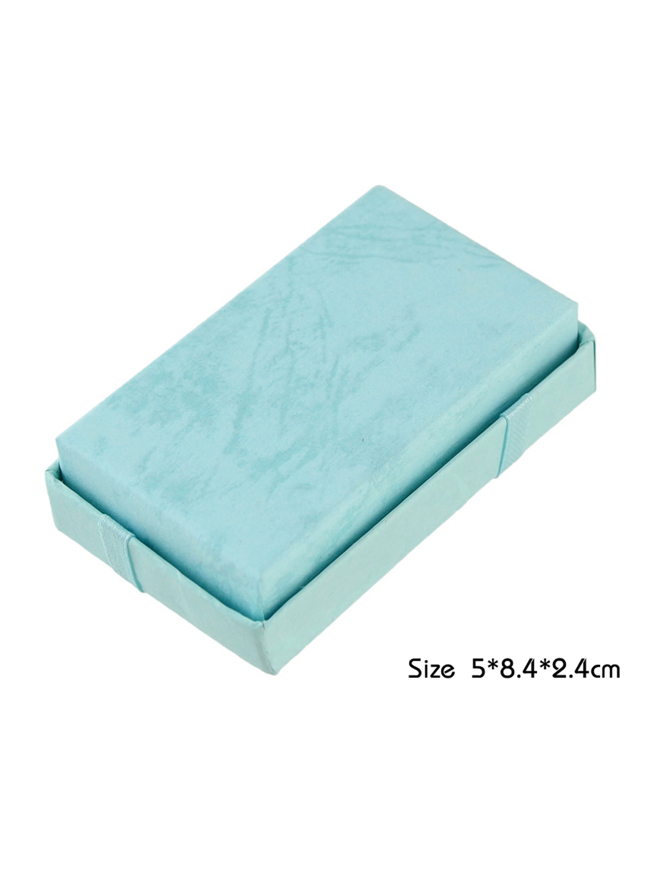 Cardboard Rectangle Jewellery Gift Box for Rings Earrings with Lid Ribbon Bow